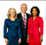 Clean knock-out photograph of KIRO-7 news personalities Rebecca Stevenson,<br>Steve Pool and Angela Russell.