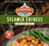 Series of five plated seafood photographs for Ocean Beauty Sea Choice retail packaging.